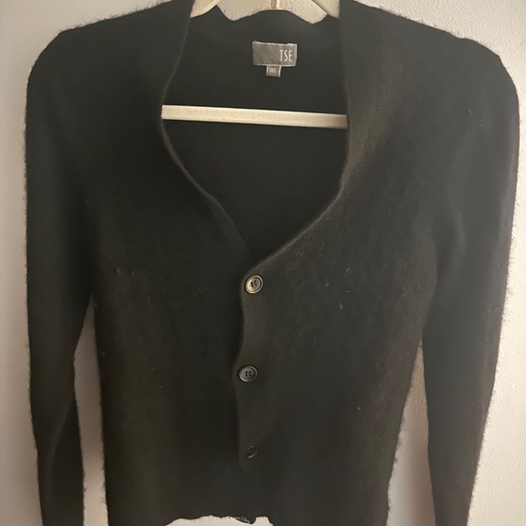 TSE Cashmere Classic V-Neck Button Up Cardigan XS - Picture 4 of 6